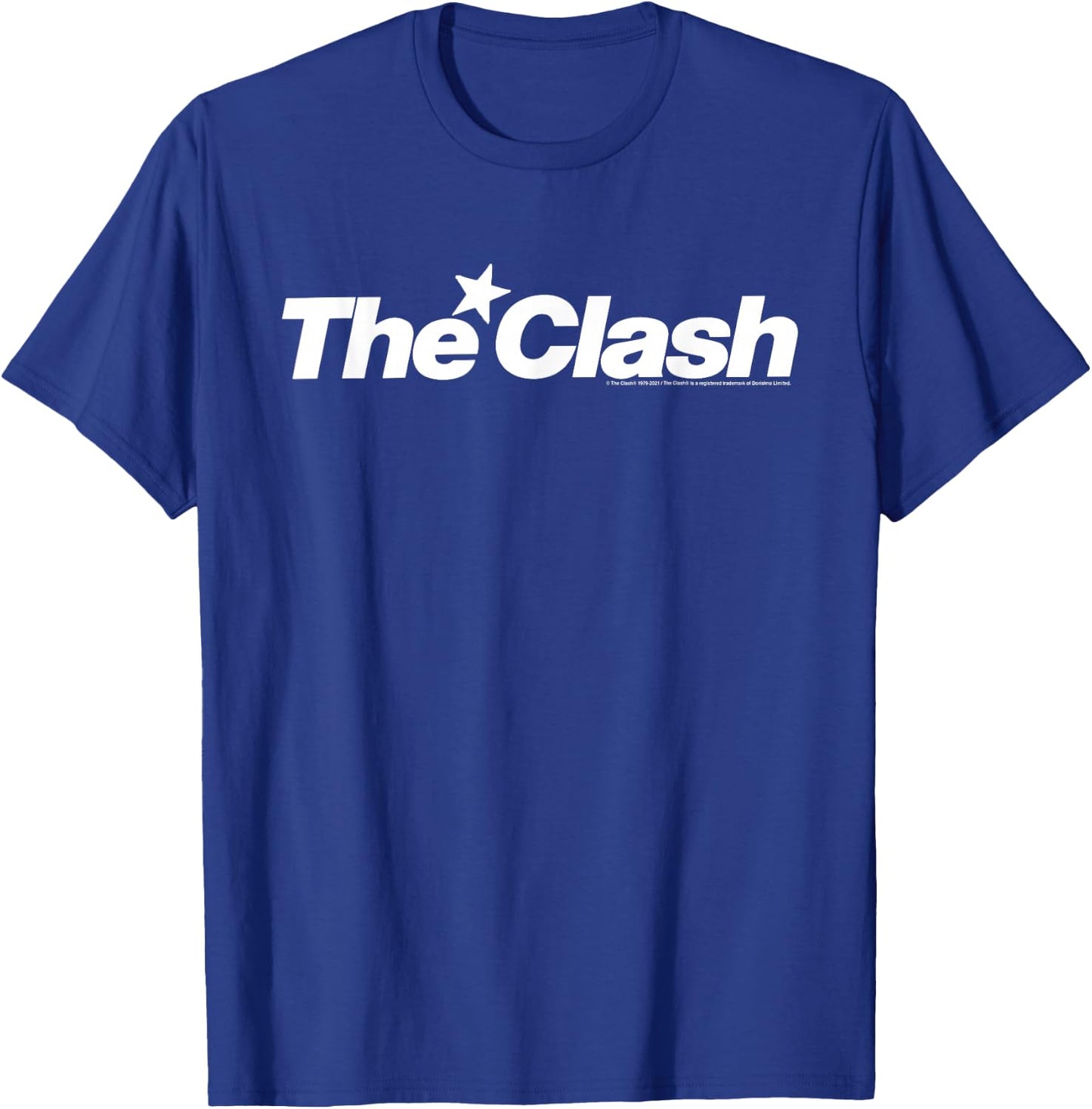 The Clash - White Star Logo T-Shirt - T-Shirt | Royal