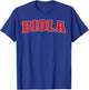 Biola California Souvenir Trip College Style Red Text T-Shirt - T-Shirt | Royal