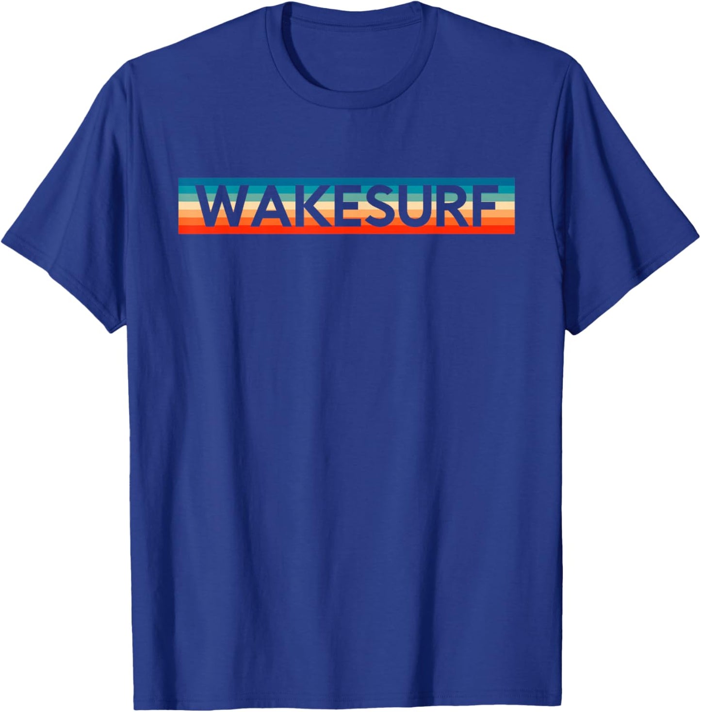 Retro Wakesurf Wakeboard Wakeboarding Surfing Wakeboarder T-Shirt - T-Shirt | Royal