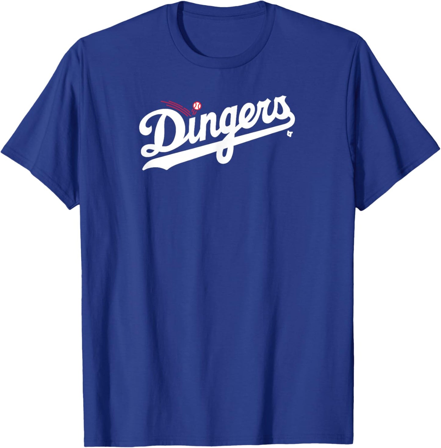 Dingers - Los Angeles Baseball T-Shirt - T-Shirt | Royal