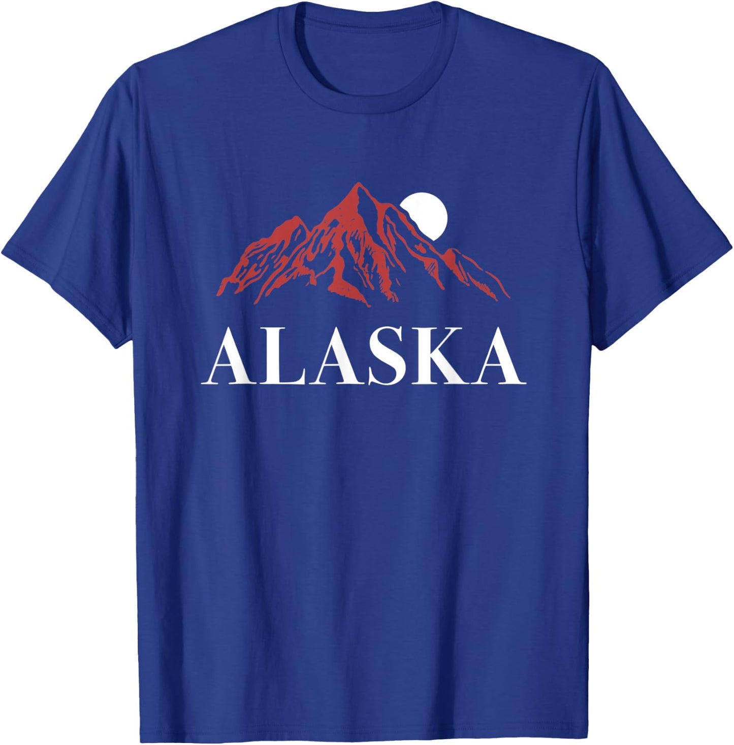 Alaska Large Mountain T-Shirt - T-Shirt | Royal