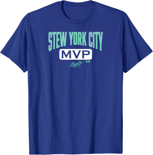 Breanna Stewart: Stew York City MVP - New York Basketball T-Shirt - T-Shirt | Royal