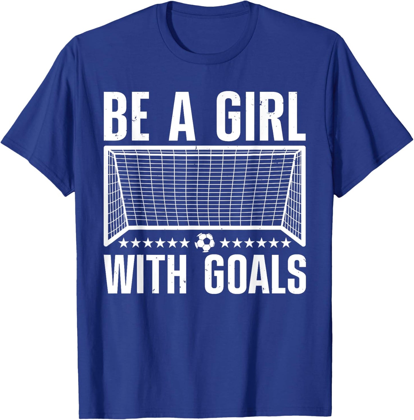 Funny Soccer Art For Girls Teens Women Soccer Lovers Players T-Shirt - T-Shirt | Royal