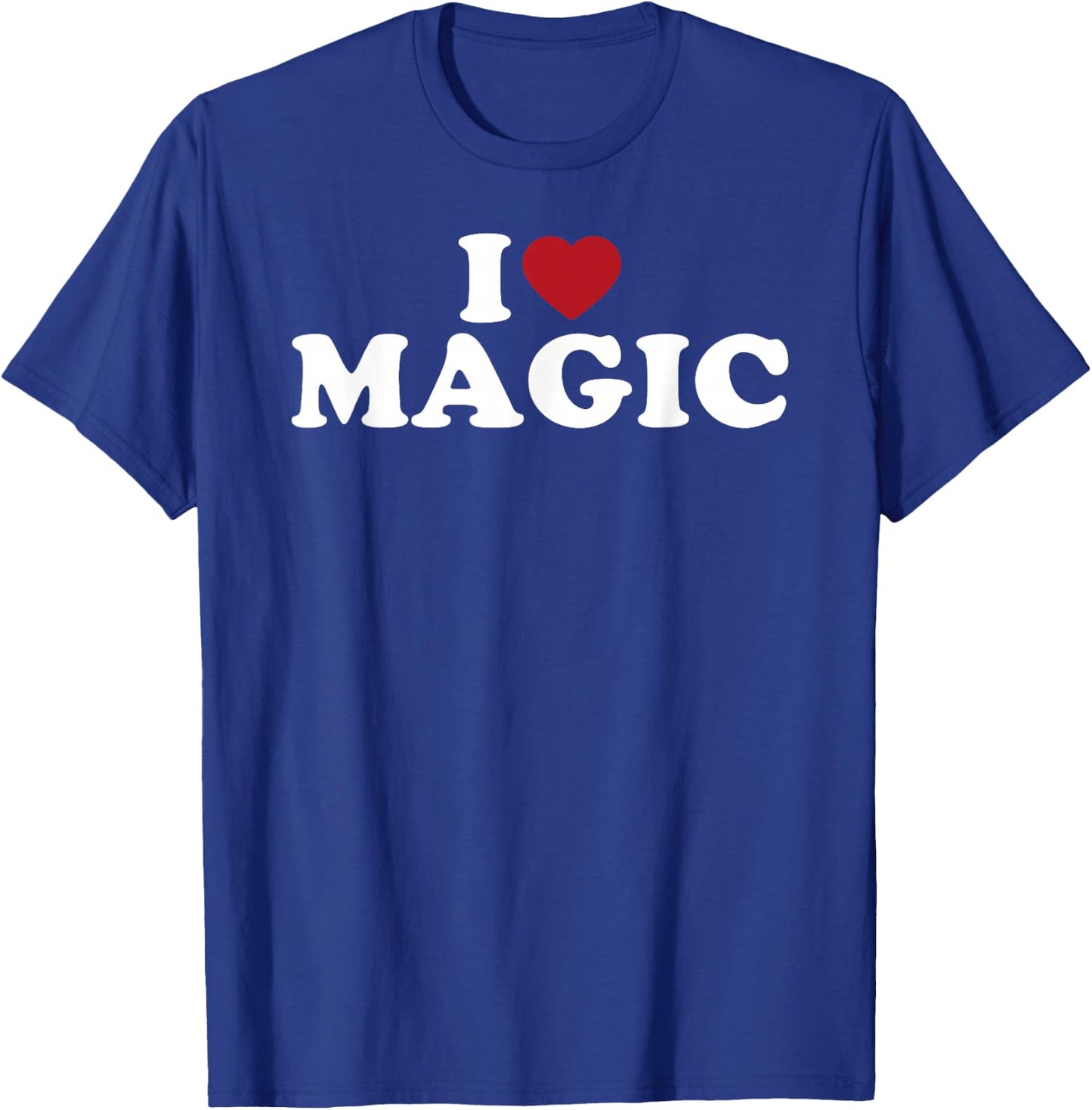 I Love Magic, I Heart Magic T-Shirt - T-Shirt | Royal