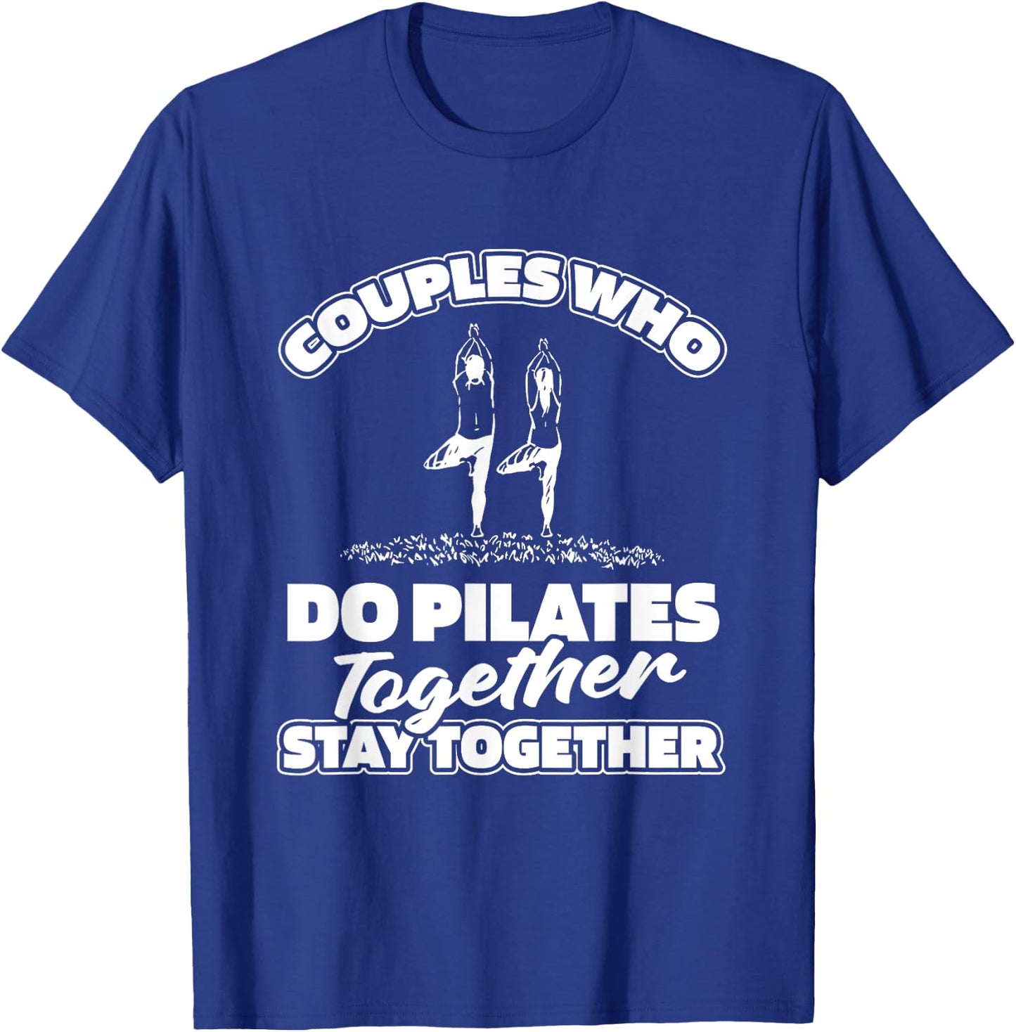 Pilates Couple Fitness - Training Pilates T-Shirt - T-Shirt | Royal