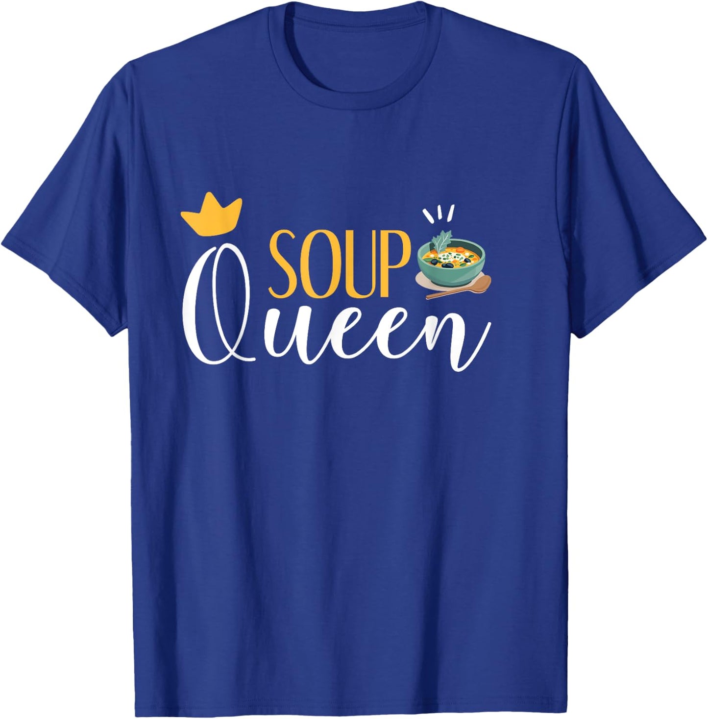 Vegetable Stew Cooking Lover - Funny Veggie Soup Queen T-Shirt - T-Shirt | Royal