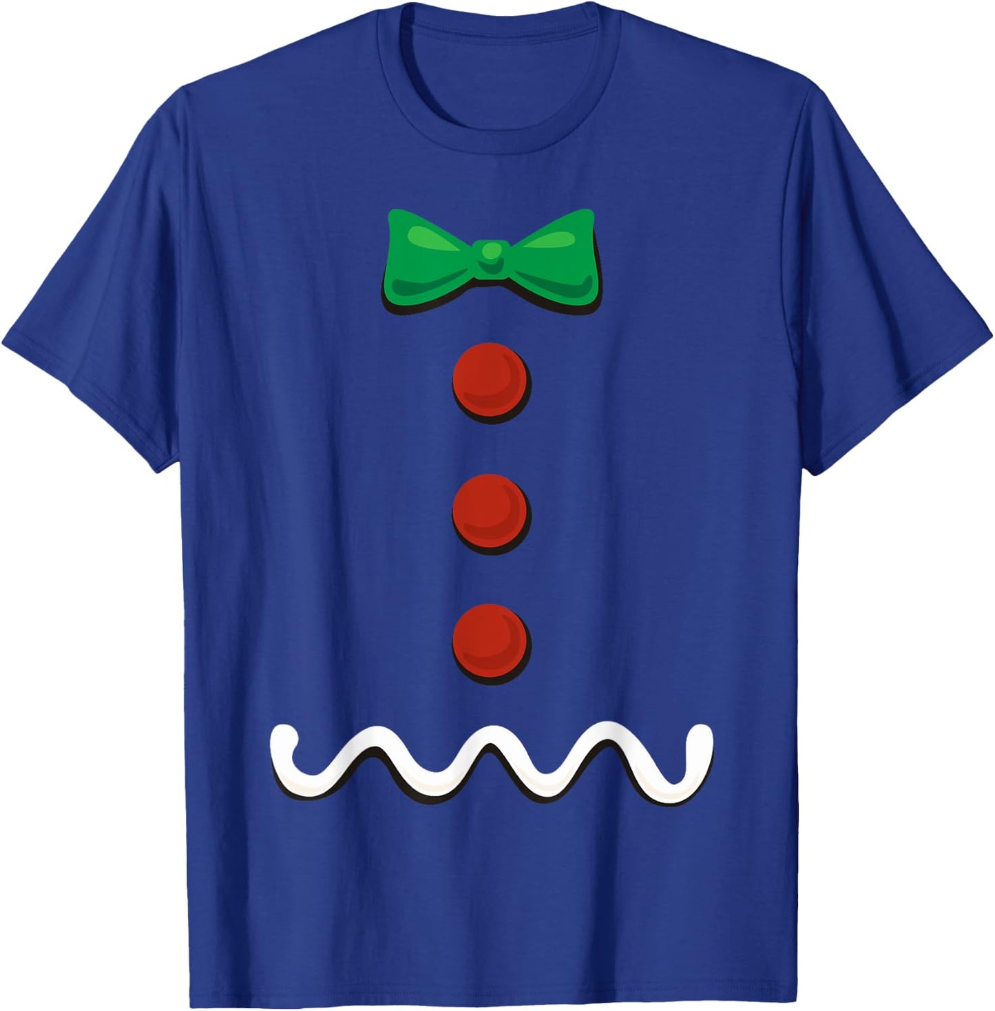 Gingerbread Man Christmas Costume T-Shirt - T-Shirt | Royal