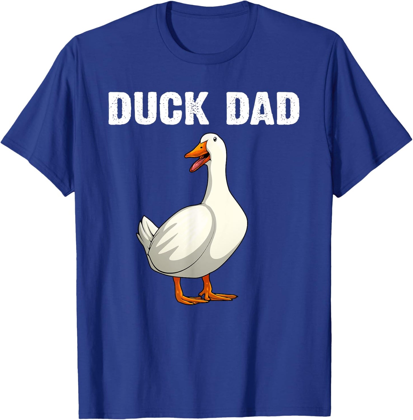 Cute Duck Design For Dad Men Waterfowl Bird Pet Duck Lovers T-Shirt - T-Shirt | Royal