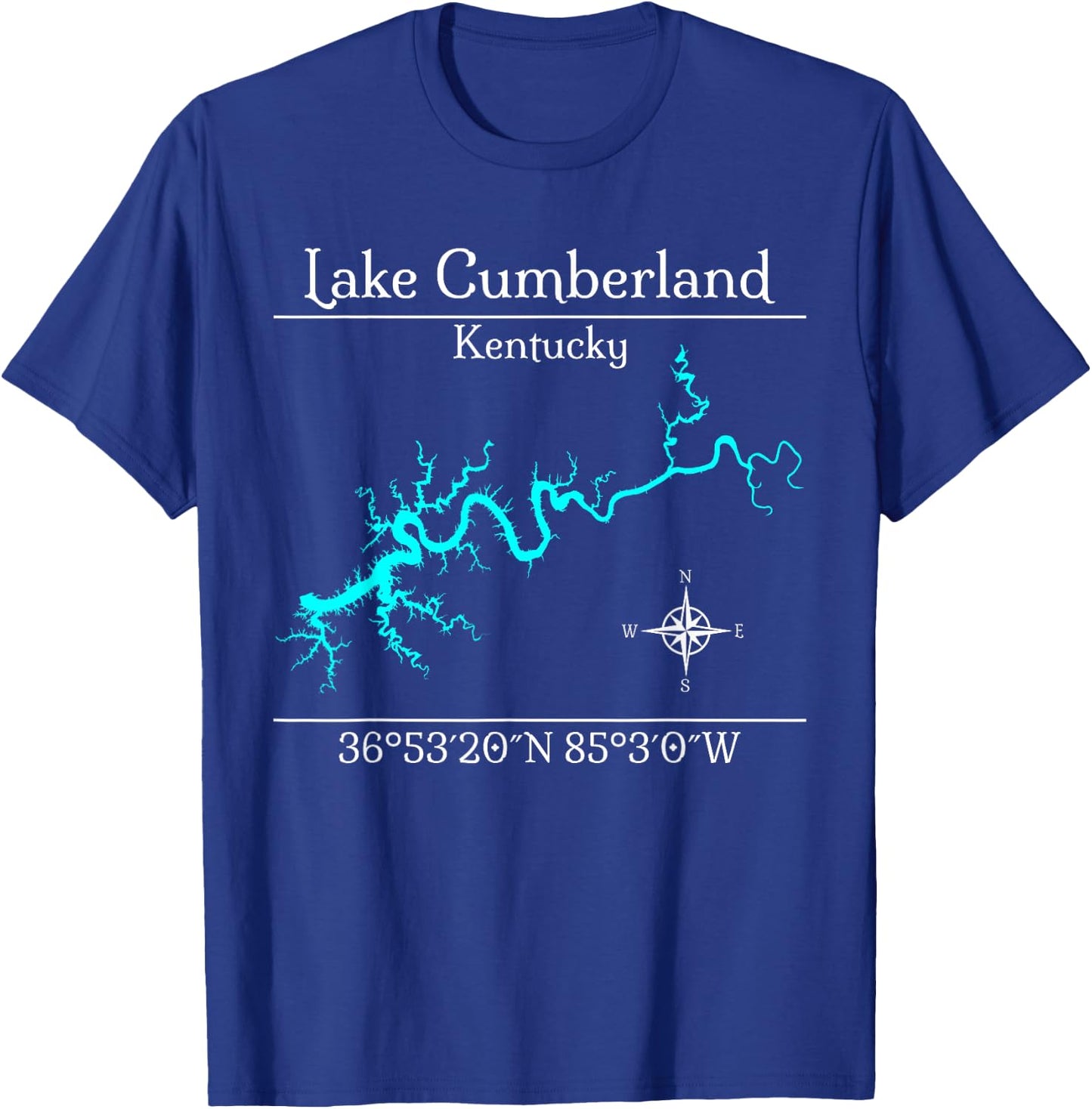 Lake Cumberland, Kentucky T-Shirt - T-Shirt | Royal