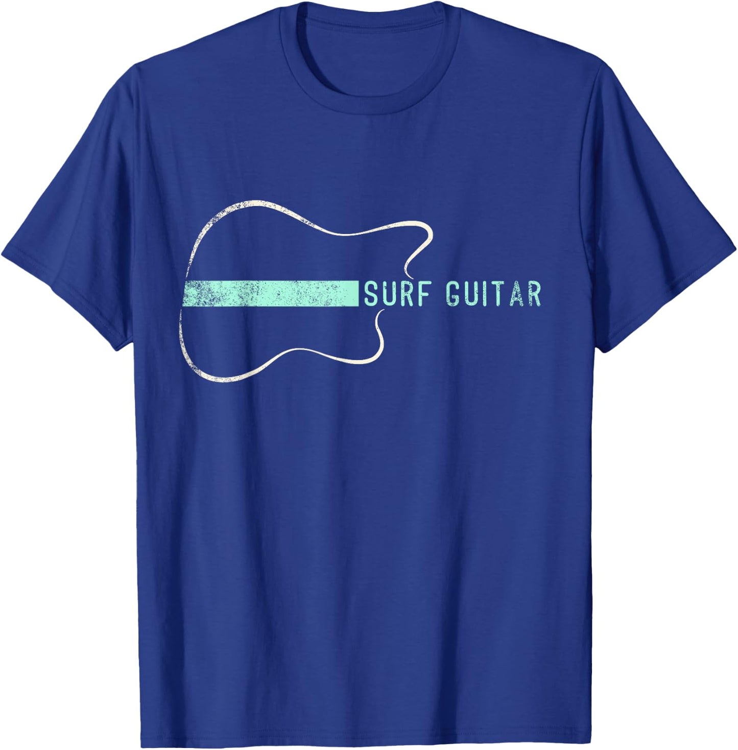 Surf Music - Surf Rock Guitar T-Shirt - T-Shirt | Royal
