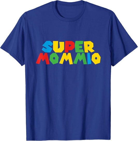 Super Gamer Mommio Women day for Mothers From Husband & Kids T-Shirt - T-Shirt | Royal
