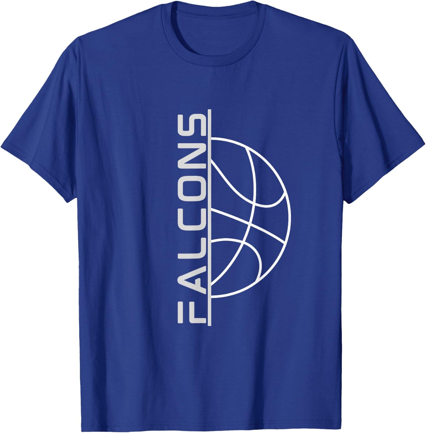 Falcons Basketball T-Shirt - T-Shirt | Royal