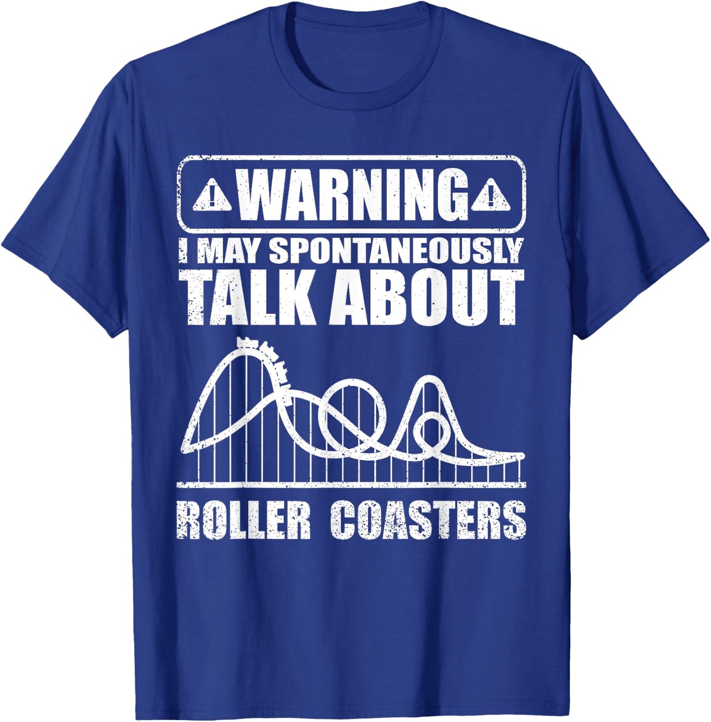 Cute Roller Coaster Women Ride Rollercoaster Lovers T-Shirt - T-Shirt | Royal