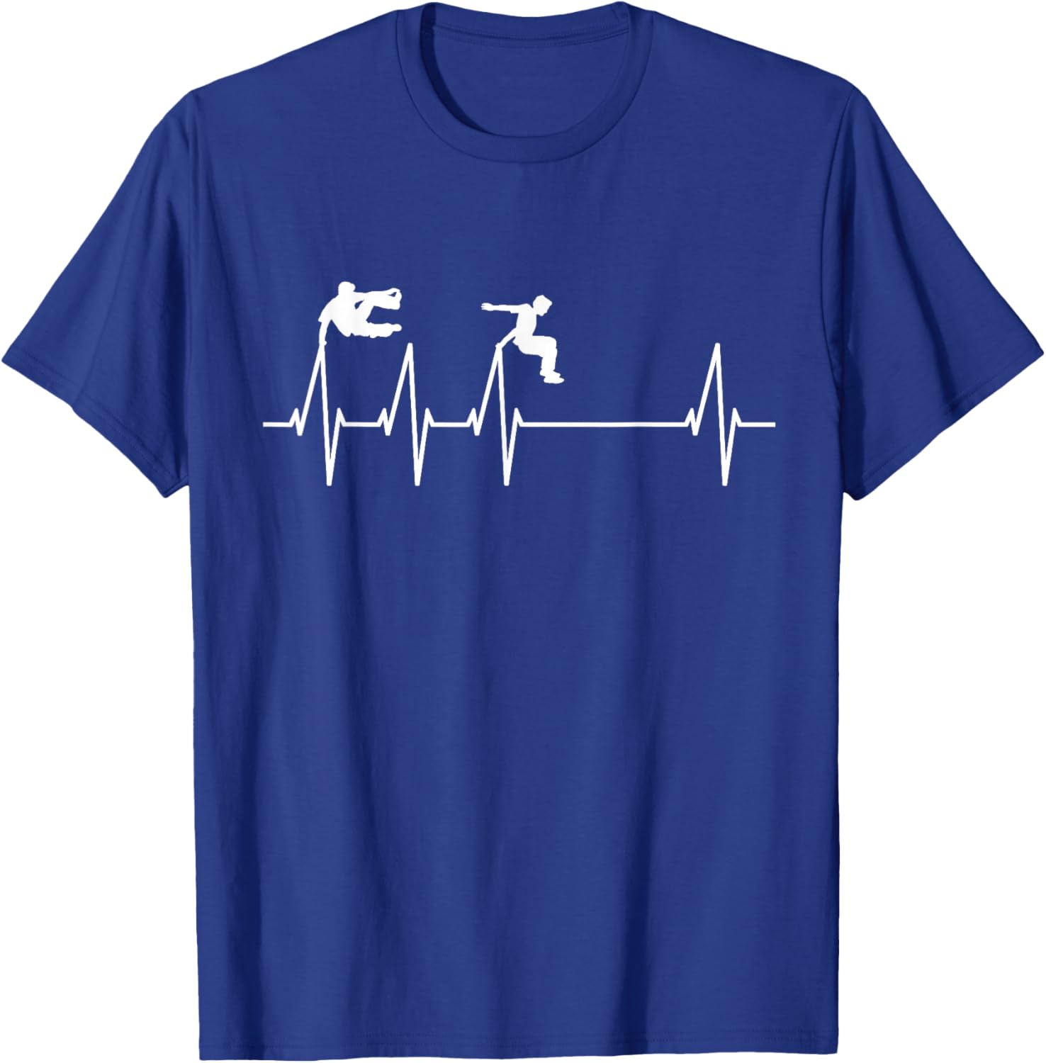 Parkour Sport Freerunning Backflip Freestyle Parkour Runner T-Shirt - T-Shirt | Royal