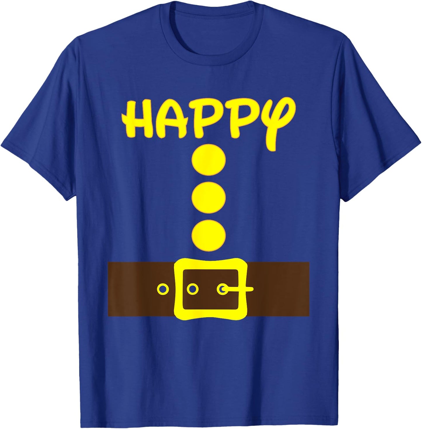 Dwarf Easy Halloween Men Women Kids Group Costume Matching T-Shirt - T-Shirt | Royal