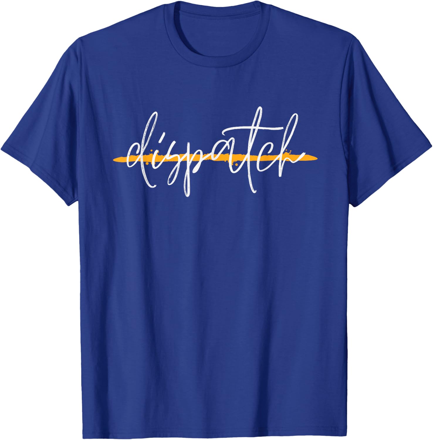 911 Police Dispatcher Thin Gold Line Sheriff Dispatch Life T-Shirt - T-Shirt | Royal