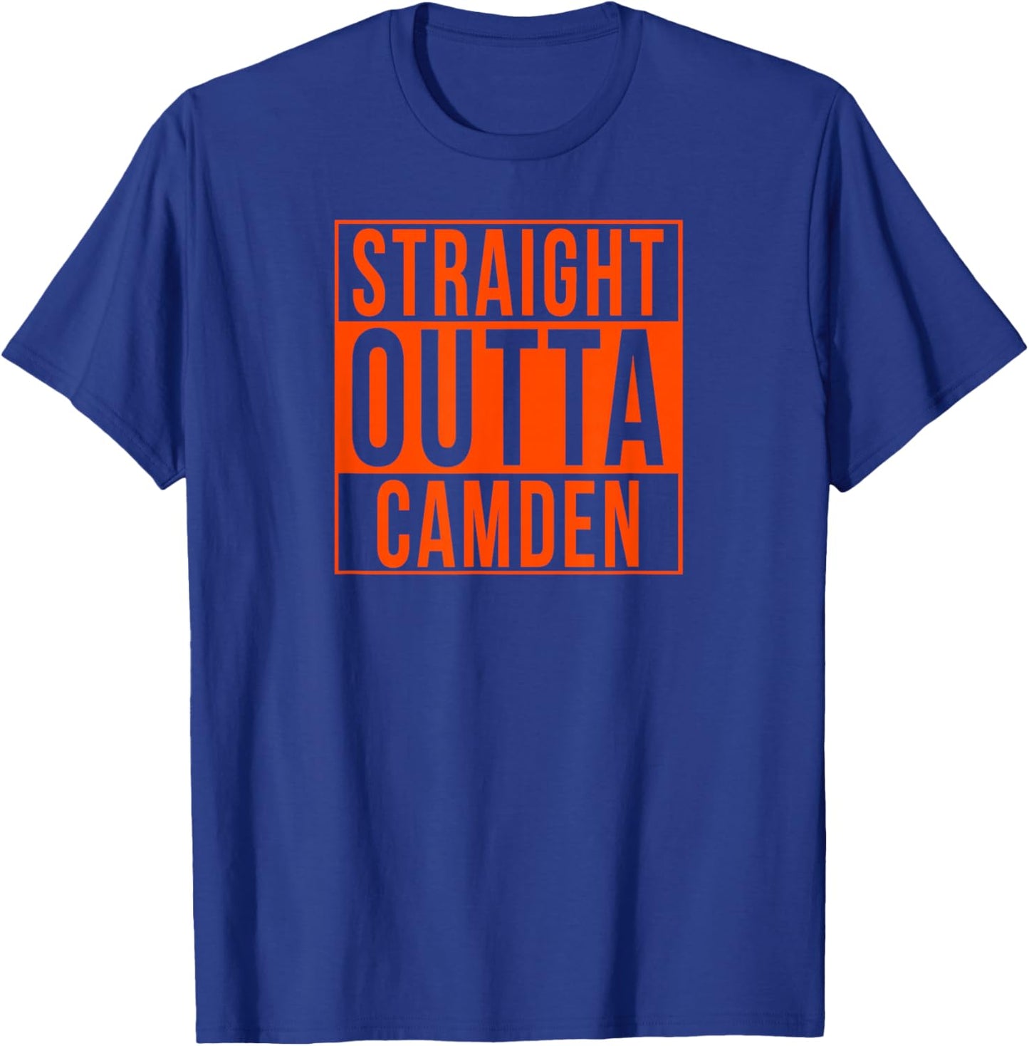 Straight Outta Camden - Baltimore Baseball T-Shirt - T-Shirt | Royal