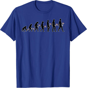 Funny Stoned Ape Theory Microdosing since Ancient Times T-Shirt - T-Shirt | Royal