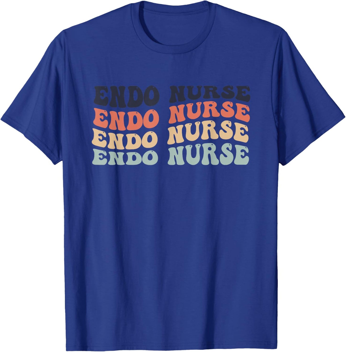 Nurse Endoscopy Endo Nurse Squad Colon Anatomy Nursing T-Shirt - T-Shirt | Royal