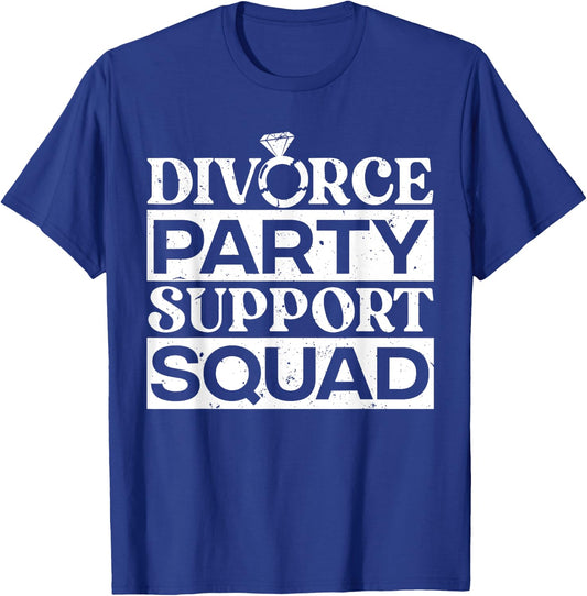 Cool Divorce Art Women Divorcing Divorced Divorcee T-Shirt - T-Shirt | Royal