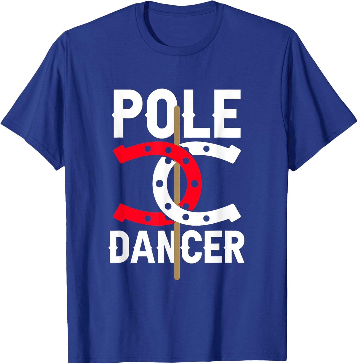 Horseshoe throwing T-Shirt - T-Shirt | Royal