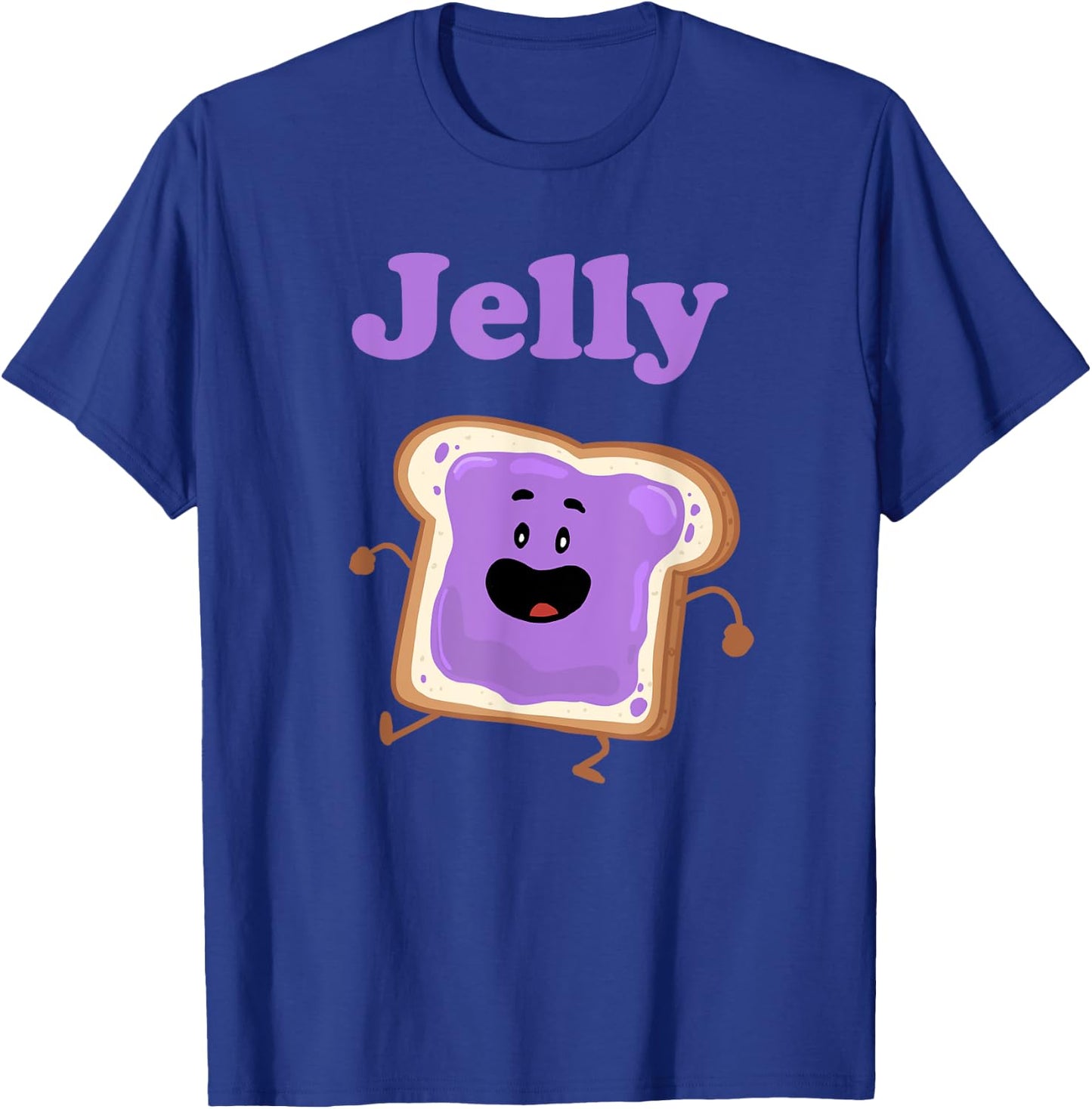 Miftees Besties Dancing Jelly Peanut Butter and Jelly - Women's Fun Dancing - Black, Small T-Shirt - T-Shirt | Royal