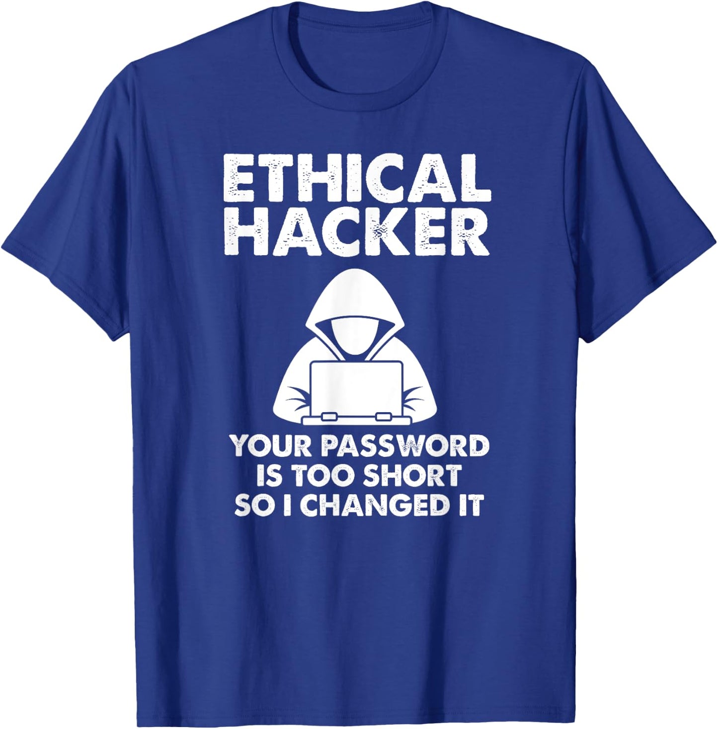 Funny Hacker Art Women Hacking Lover Computer Nerd T-Shirt - T-Shirt | Royal