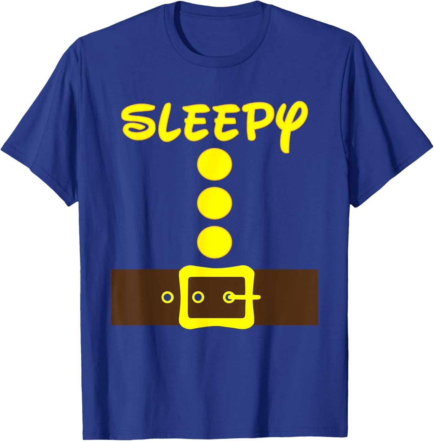 Dwarf Easy Halloween Color Costume Men Women Kids Matching T-Shirt - T-Shirt | Royal