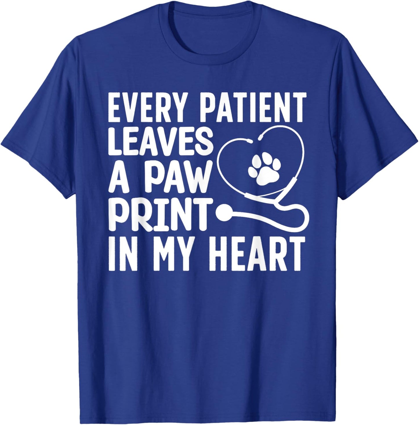 Funny Veterinarian Art Women Pet Veterinary Lovers T-Shirt - T-Shirt | Royal
