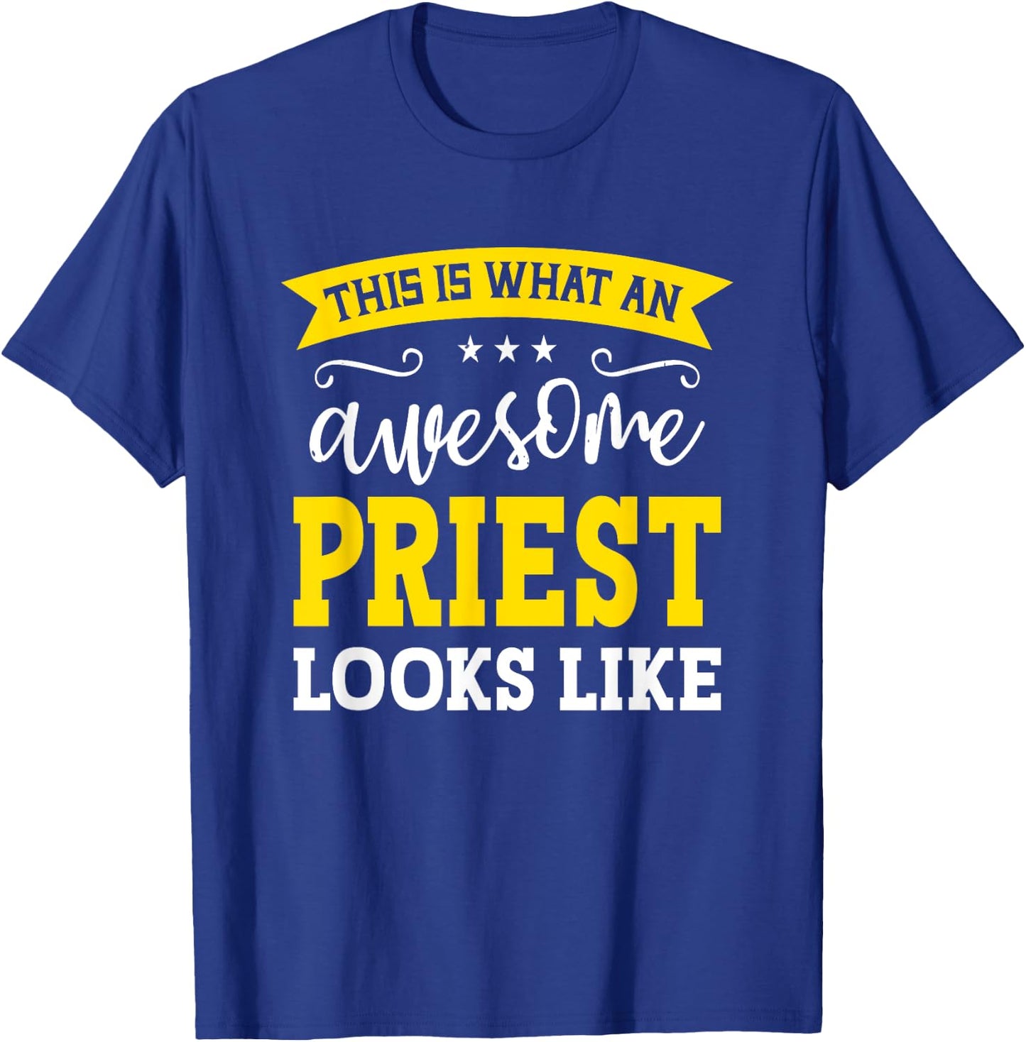 Funny Priest Gifts Priest Black X-Small T-Shirt - T-Shirt | Royal