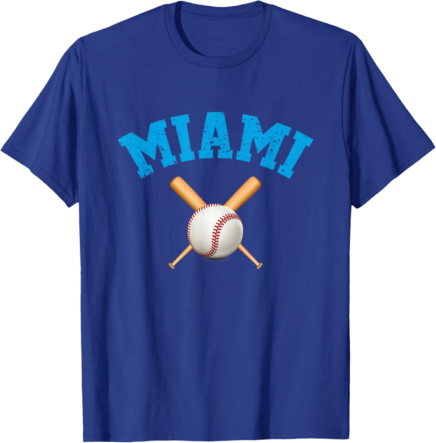 Miami Baseball T-Shirt - T-Shirt | Royal