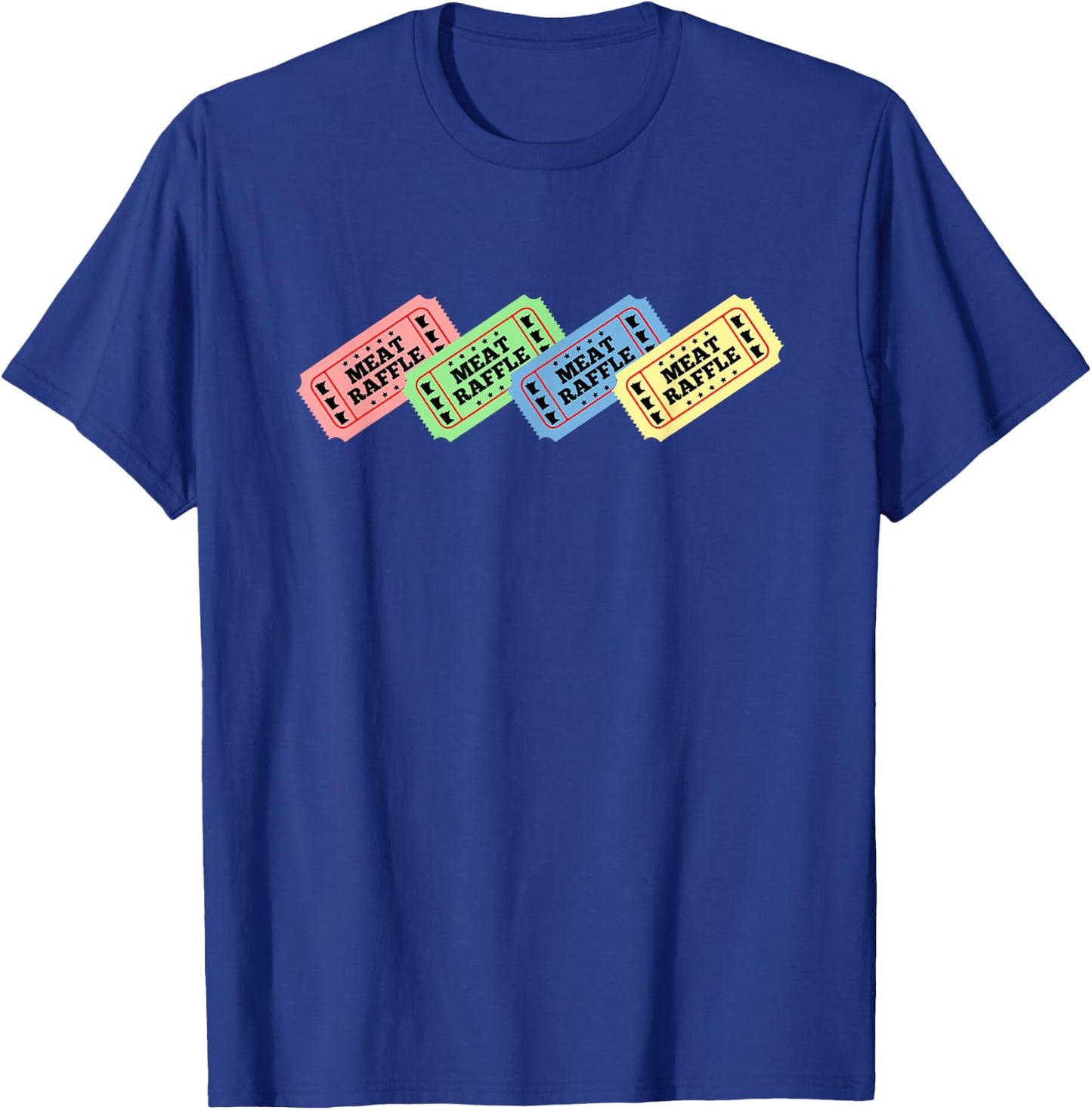 Meat Raffle Ticket Minnesota T-Shirt - T-Shirt | Royal