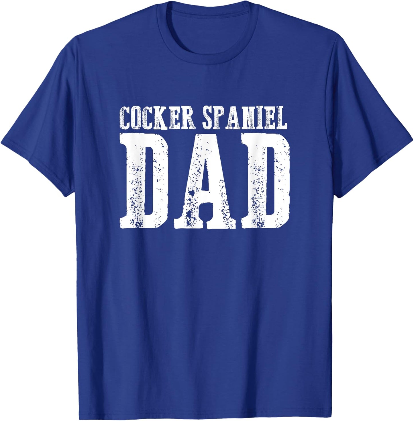 Cocker Spaniel Dad T-Shirt - T-Shirt | Royal