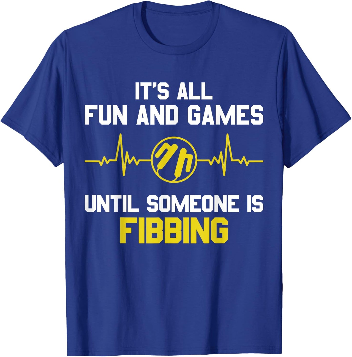 Cardiac Nurse Fibbin Funny Cardiology Nurse CVICU T-Shirt - T-Shirt | Royal