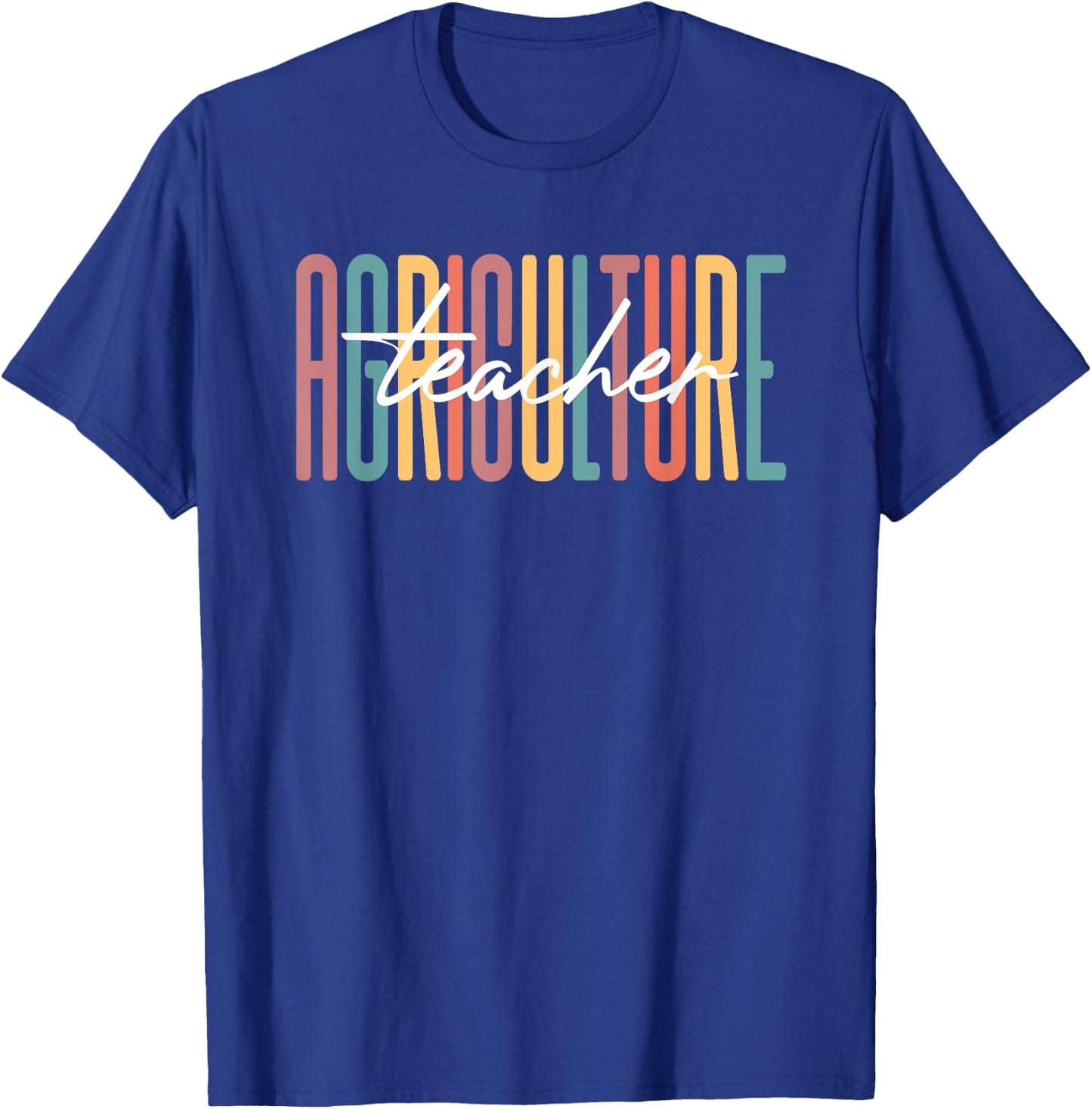 100th Day Of School Agriculture Teachers Squad AG Teacher Women T-Shirt - T-Shirt | Royal