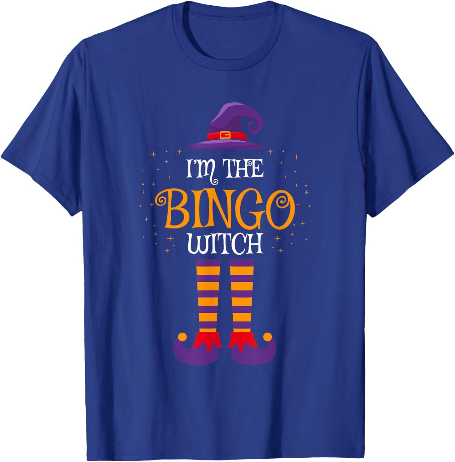 I’m The Bingo Witch Halloween Family Matching Group Costume T-Shirt - T-Shirt | Royal