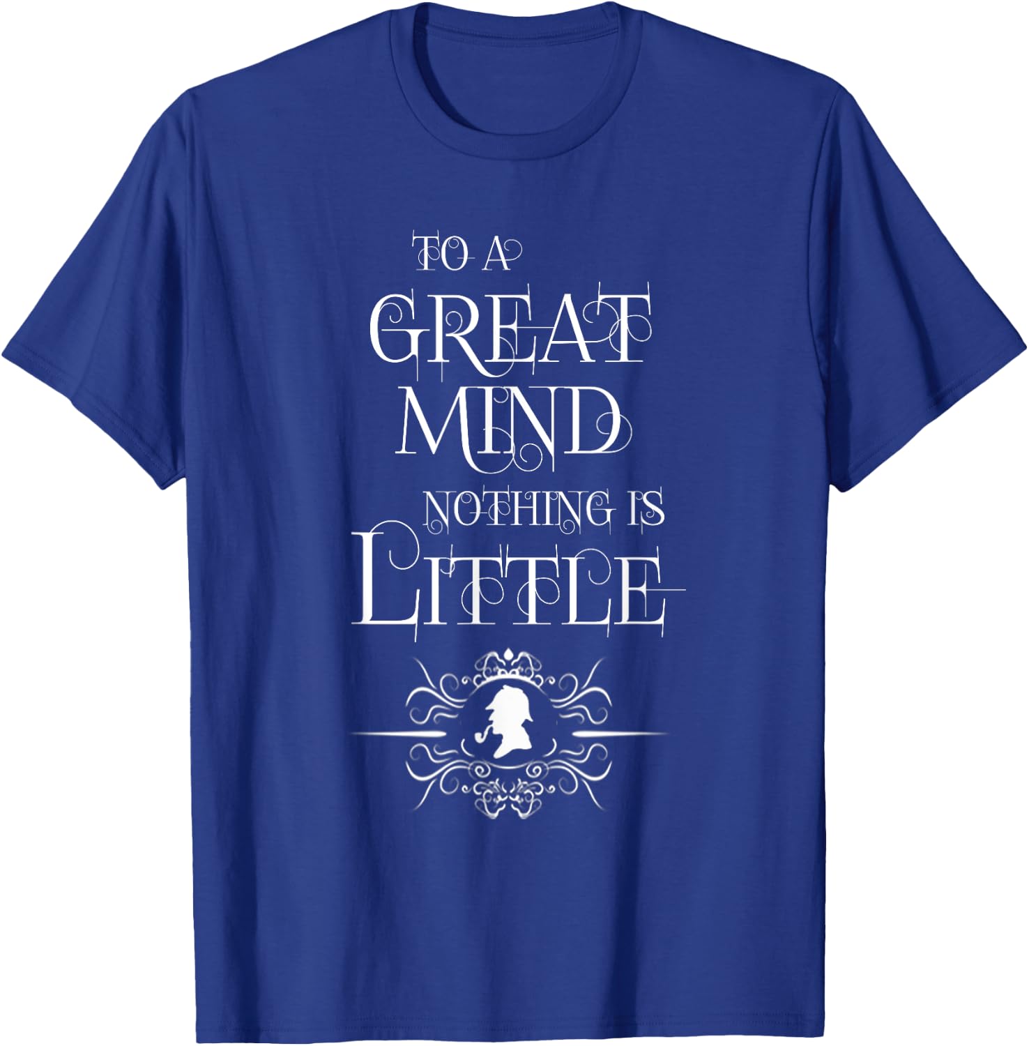 Sherlock Holmes Quotes 221B Baker St. British Detective T-Shirt - T-Shirt | Royal