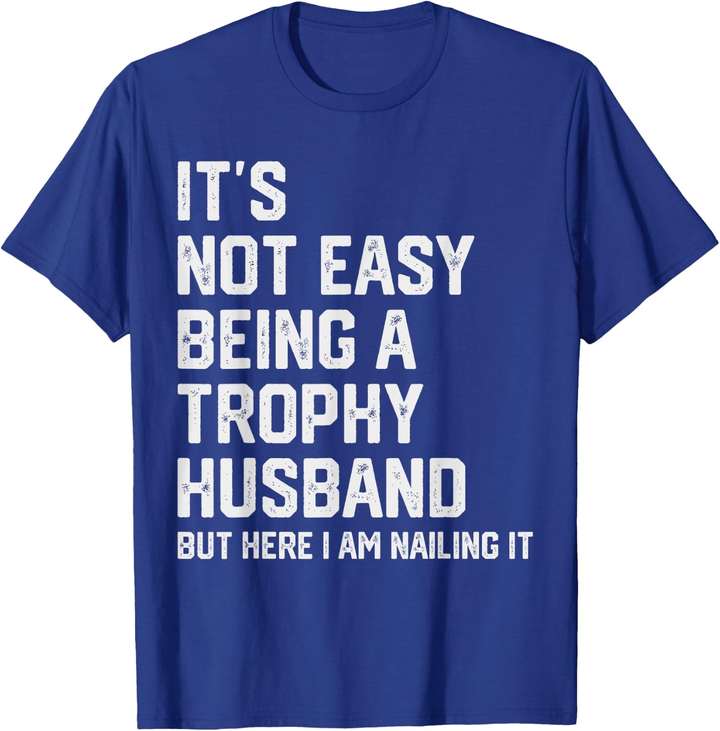 Funny Husband Wife Marriage Anniversary - Men's Vintage Humorous Modern - Black - Small - Short Sleeve T-Shirt - T-Shirt | Royal