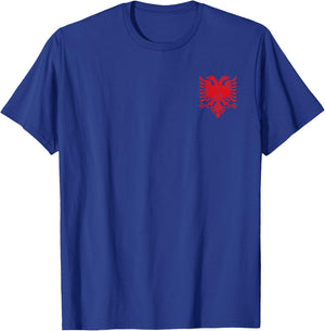Albania National Flag Albanian Eagle Tirana T-Shirt - T-Shirt | Royal