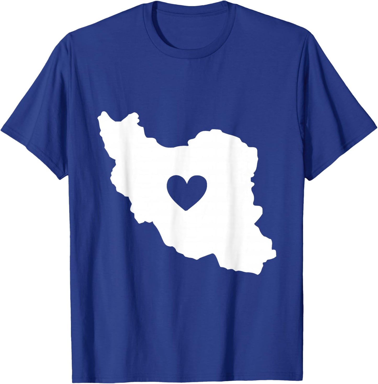Iran Map Symbol Heart | Iranian Persian Love | Gift T-Shirt - T-Shirt | Royal