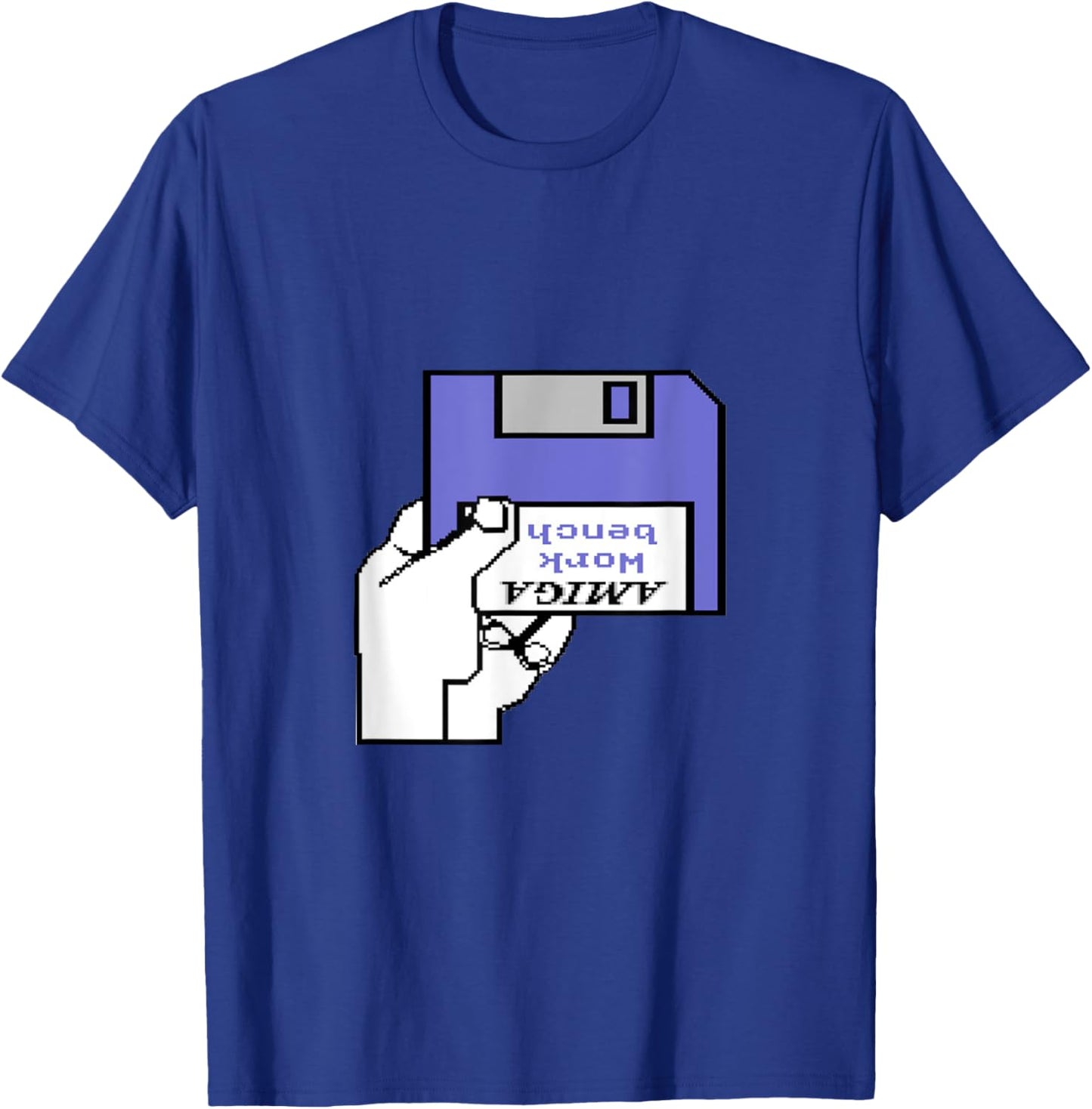 Amiga Workbench Floppy Insert Retro Computer T-Shirt - T-Shirt | Royal