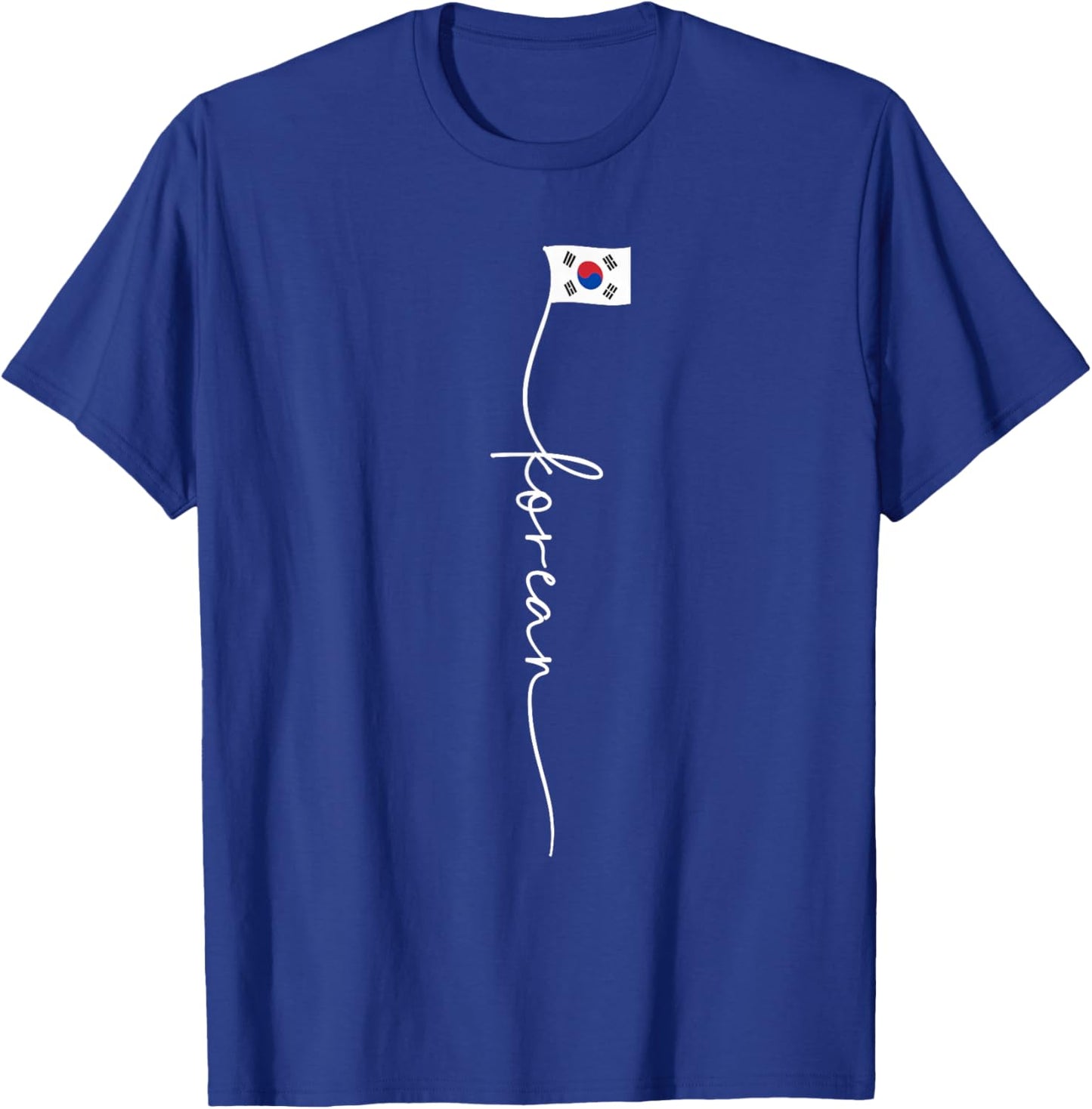 Korea Signature Korean Flag T-Shirt - T-Shirt | Royal