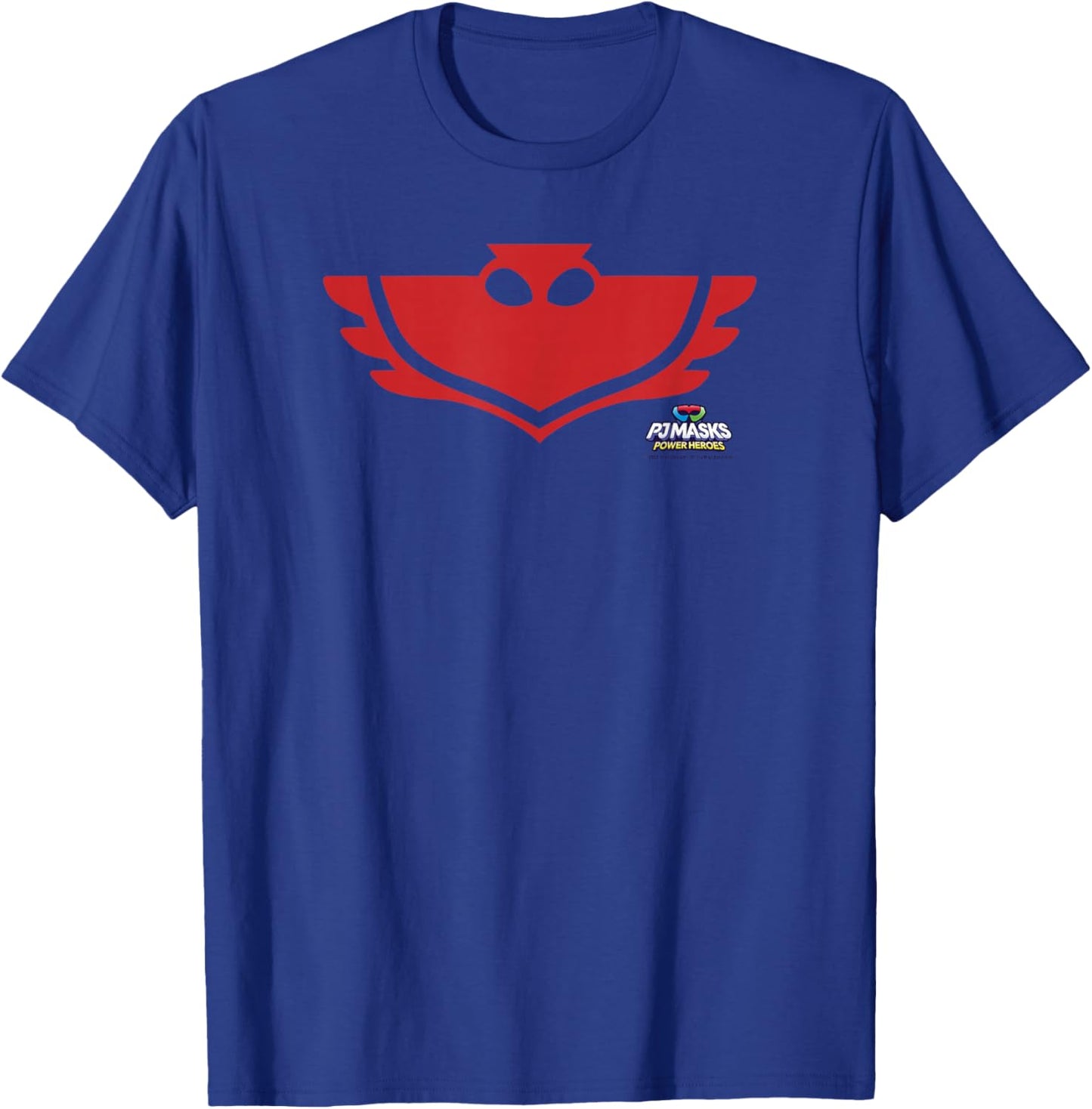 PJ Masks Owlette Eagle Owl Icon Power Logo V2 T-Shirt - T-Shirt | Royal
