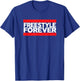 Freestyle Forever Music Fan 80s Retro Rap Style Graphic T-Shirt - T-Shirt | Royal