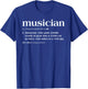 Musician Someone Who Puts 5000 Worth Of Gear T-Shirt - T-Shirt | Royal