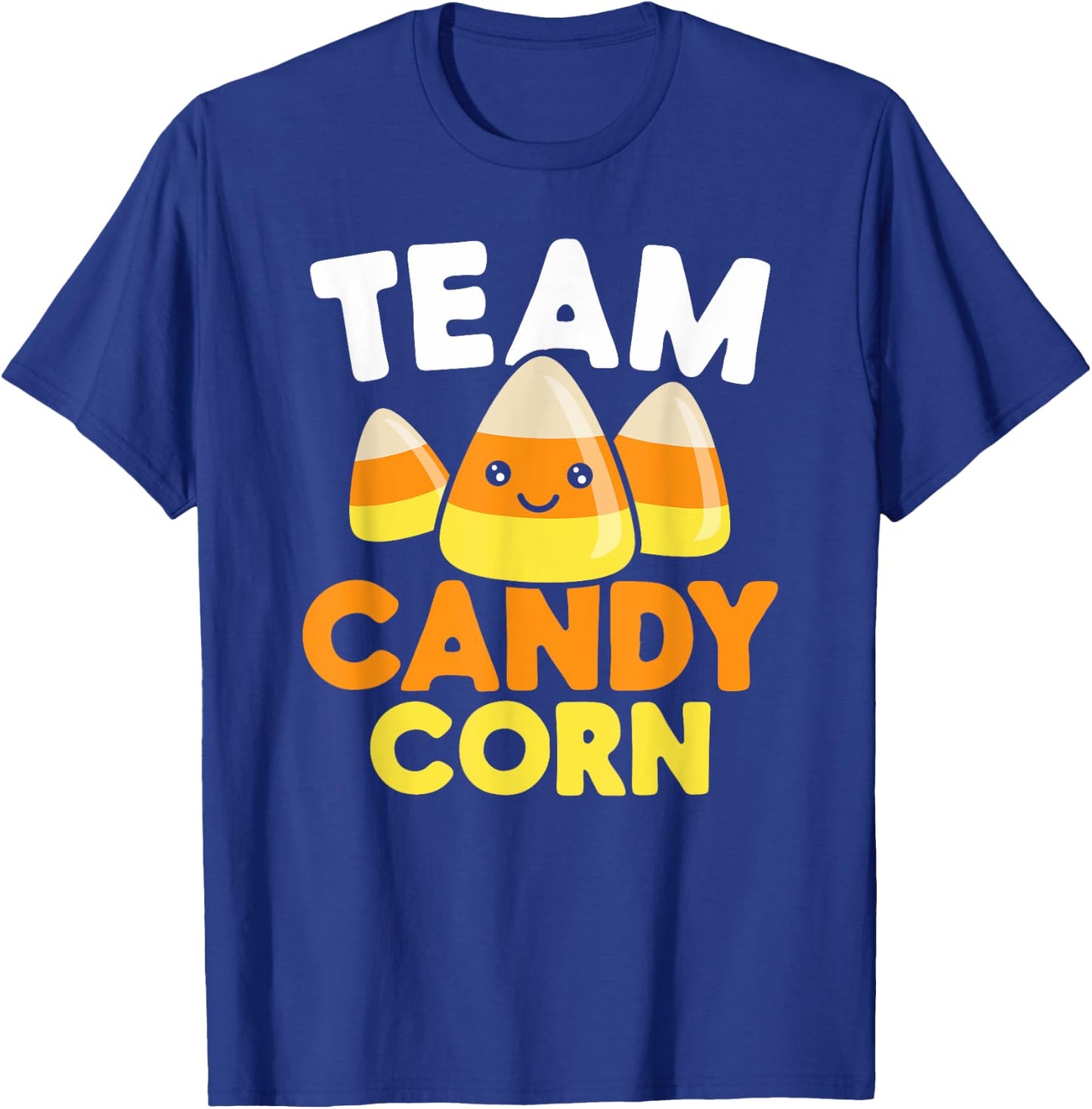 Team Candy Corn Funny Halloween T-Shirt - T-Shirt | Royal