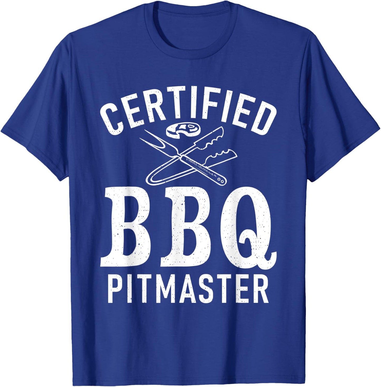 Grill Barbecue Grilling Certified BBQ Pitmaster T-Shirt - T-Shirt | Royal
