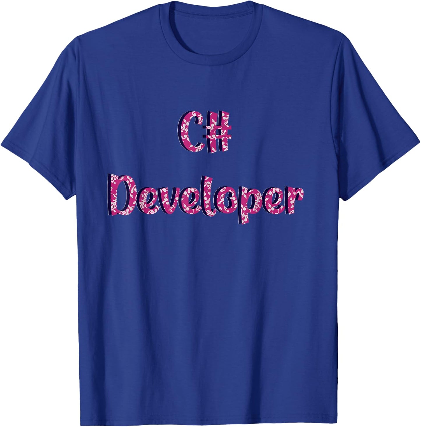 C# Developer T-Shirt - T-Shirt | Royal