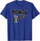 Newcastle Fan Howay The Lads Black and White T-Shirt - T-Shirt | Royal