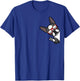Boston Terrier Dog From Side Boston Bull T-Shirt - T-Shirt | Royal